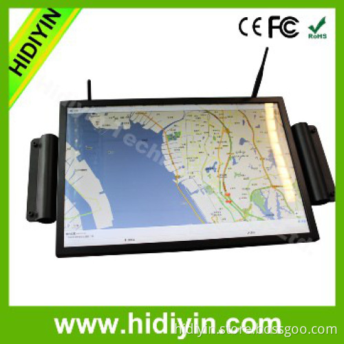 hot product of 22" lcd bus monitor advertising player with wifi 3g gps